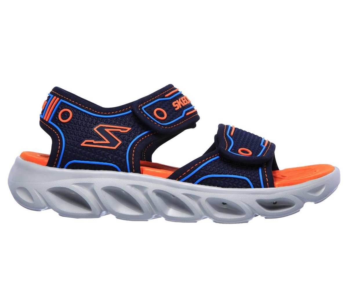 Skechers Hypno-Splash - Maat 29 - Jongens Sandalen - Navy/Orange