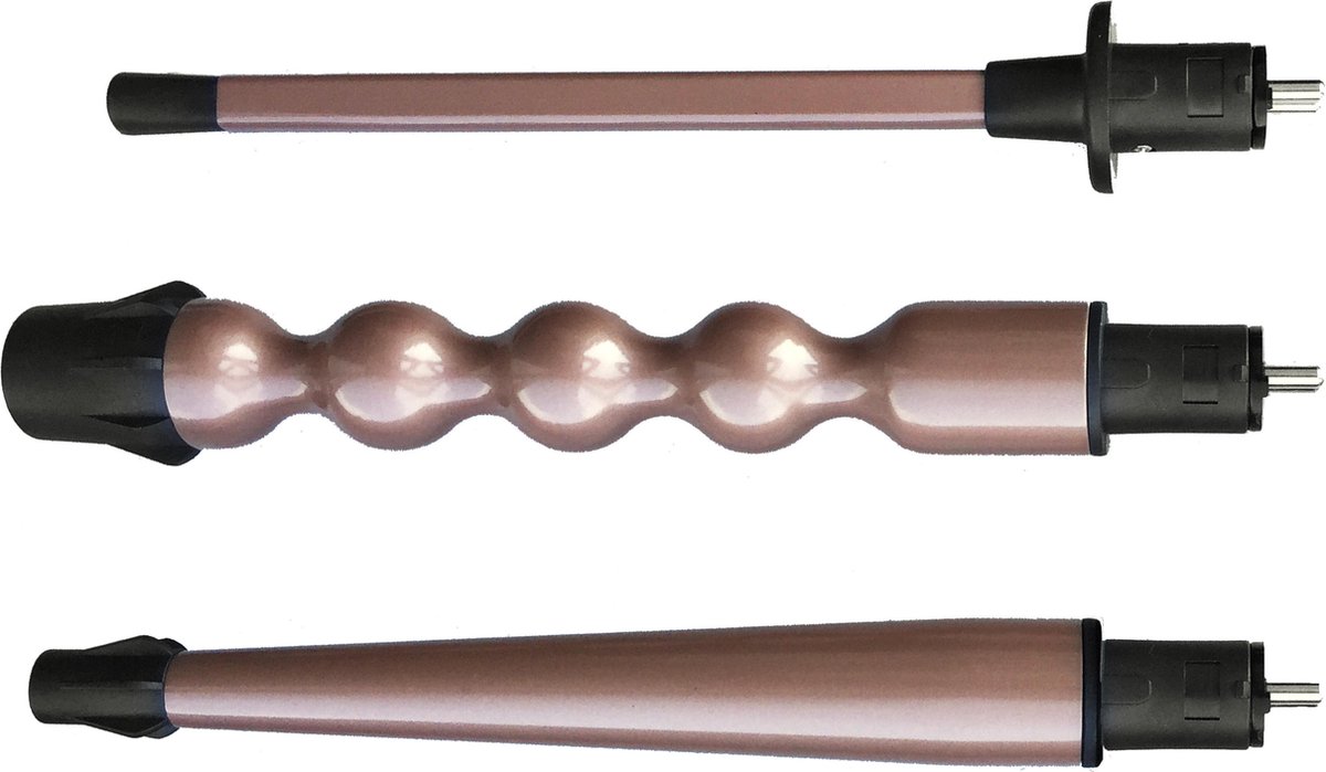 Carmen CT6525 - Krultang - Zwart/Roségoud