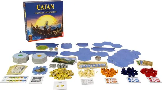 999 Games Catan Uitbreiding Piraten en Ontdekkers Bordspel