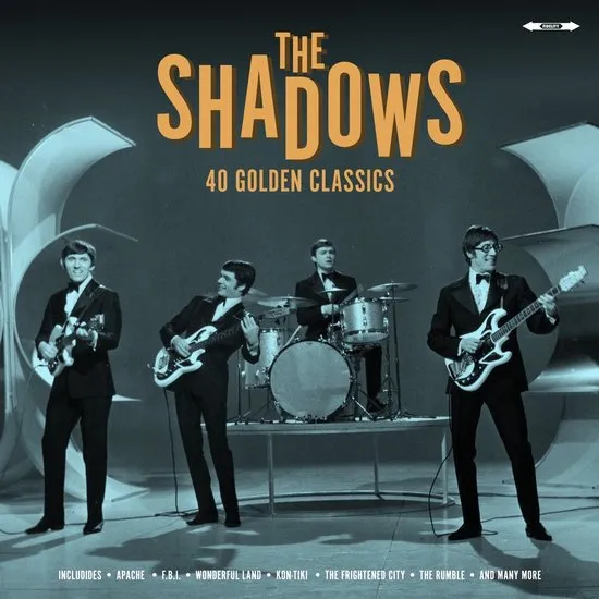 THE SHADOWS double Vinyl Album 40 Golden Classics LP