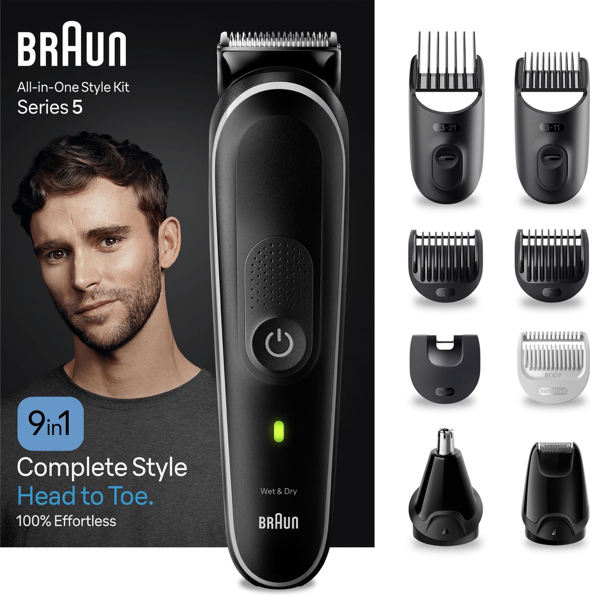 DGMOUTLET-NL-Braun-All-In-One-Multigroomer-Series-5-MGK5410-9-in-1-Set-Voor-Baard-Hoofdhaar-en-Meer-SALE-1 Braun All-In-One Multigroomer - Series 5 MGK5410 - 9-in-1 Set Voor Baard Hoofdhaar en Meer