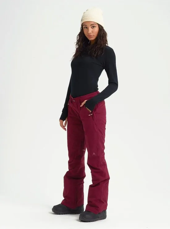 Burton Society Dames Skibroek - Red - Maat XS
