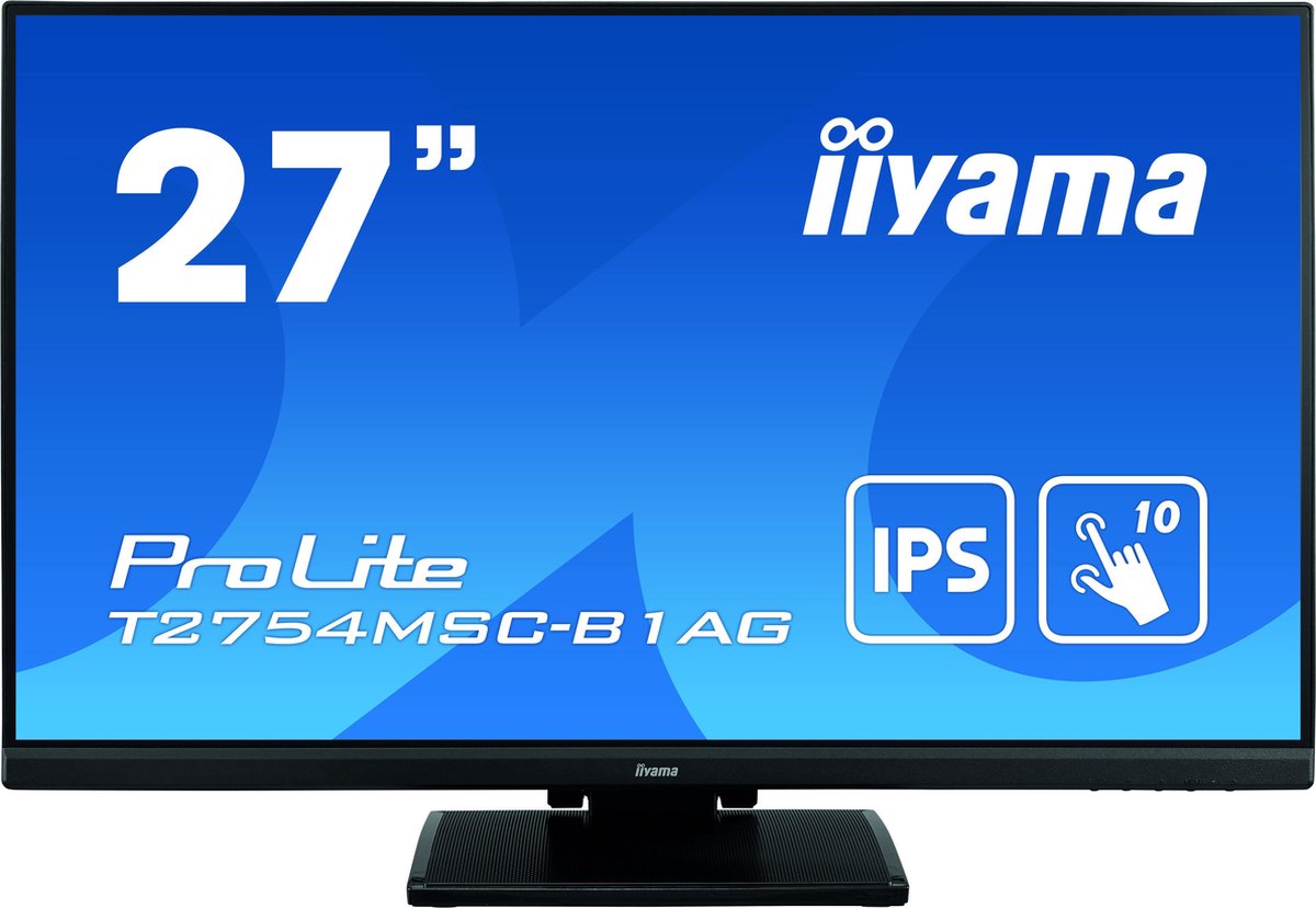 iiyama ProLite T2754MSC-B1AG computer monitor 68,6 cm (27") 1920 x 1080 Pixels Full HD LED Touchscre