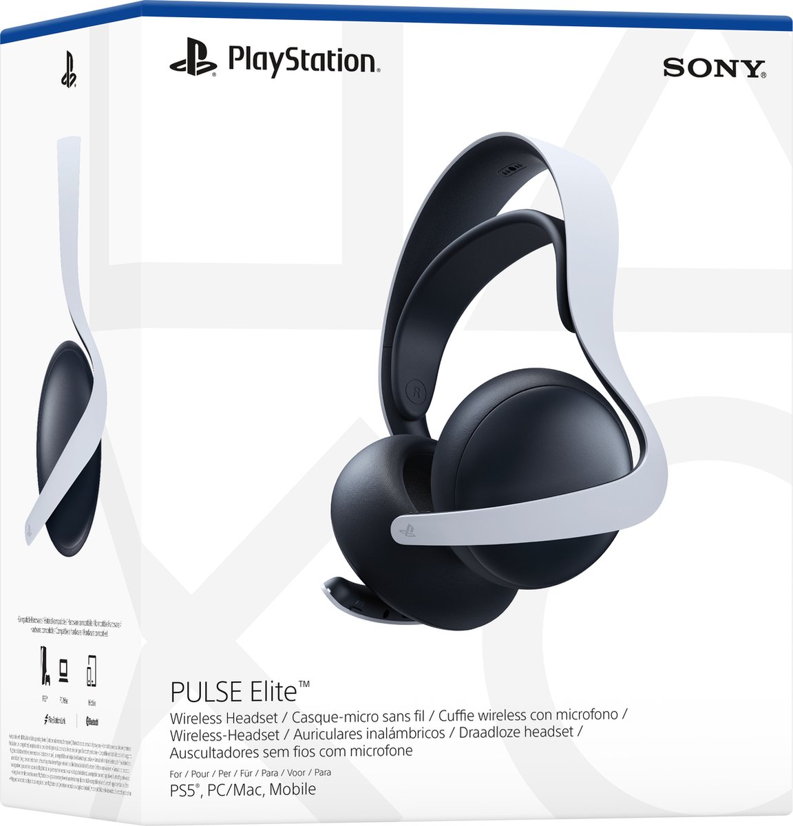 Sony PlayStation Pulse Elite - Draadloze Gaming Headset - PlayStation, Windows, Mobile - Wit
