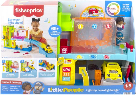 Fisher-Price Little People Light-Up Learning Garage - Speelgoedgarage