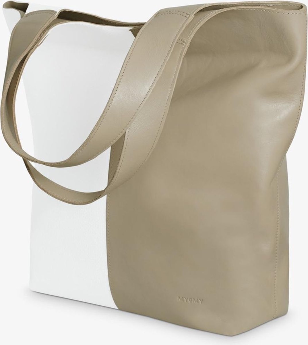 MyoMy My Sarah Bag Shopper mix rambler off white & sand