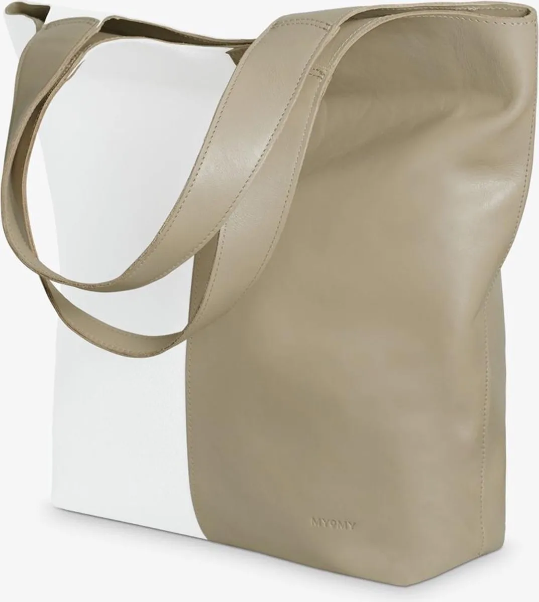 MyoMy My Sarah Bag Shopper mix rambler off white & sand