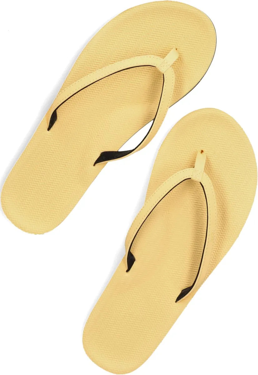 Indosole - maat 35-36- Flip Flops Essential Light Teenslippers - Zomer slippers - Dames - Geel