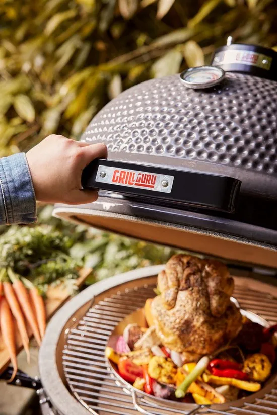 Grill Guru - Kippenzitter - Kip Standaard - Chicken Sitter - RVS