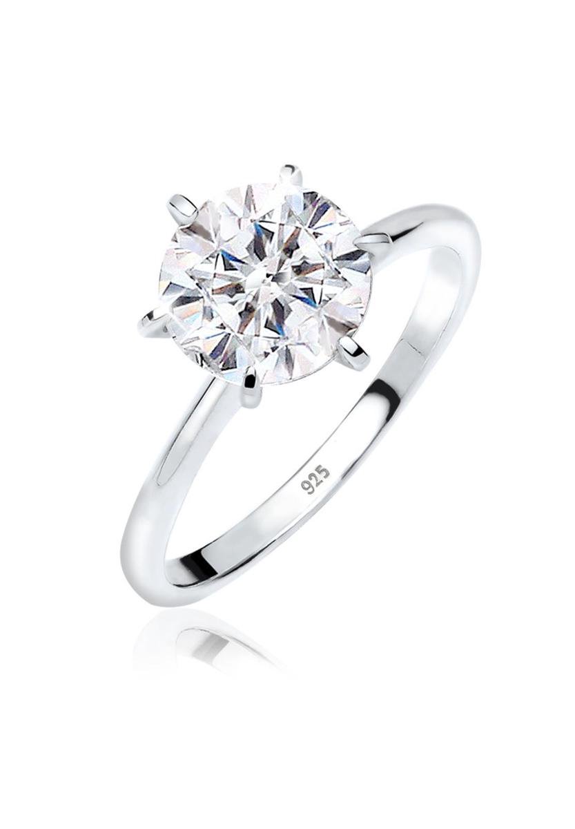 Elli Dames Ring Maat 16.50 - Zilverkleurig