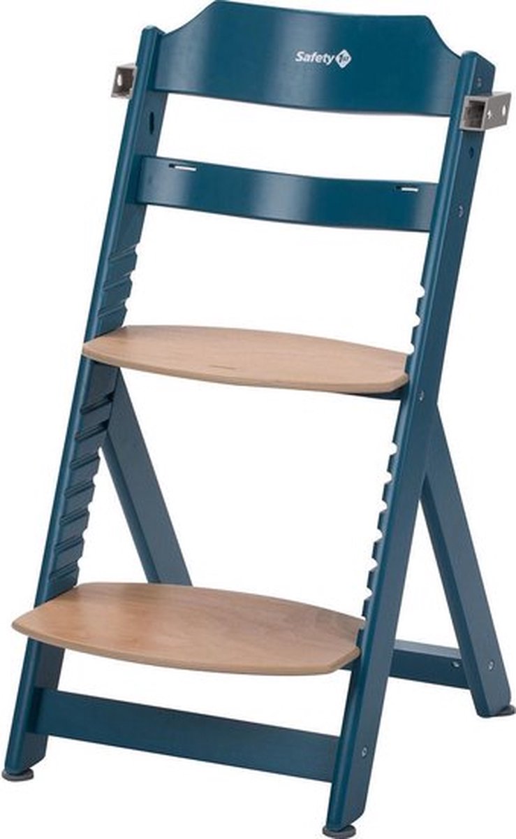 Safety 1st Timba Kinderstoel Inclusief Kussen - Petrol Blue Wood/Happy Day