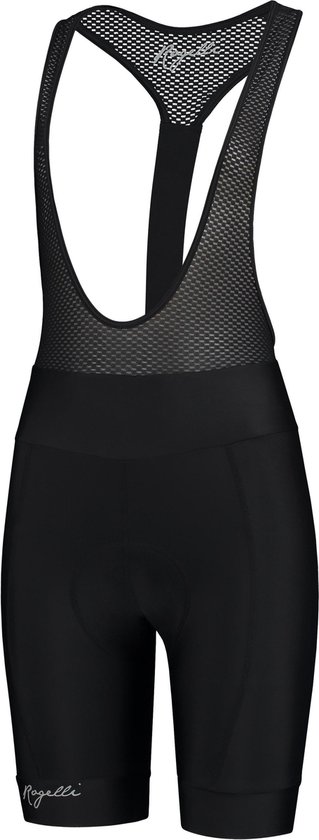Rogelli Dames Wielerbroek met Bretels Detach - Zwart - Maat L