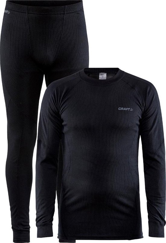 Craft - M - Core Dry Baselayer Thermoset Heren - Zwart