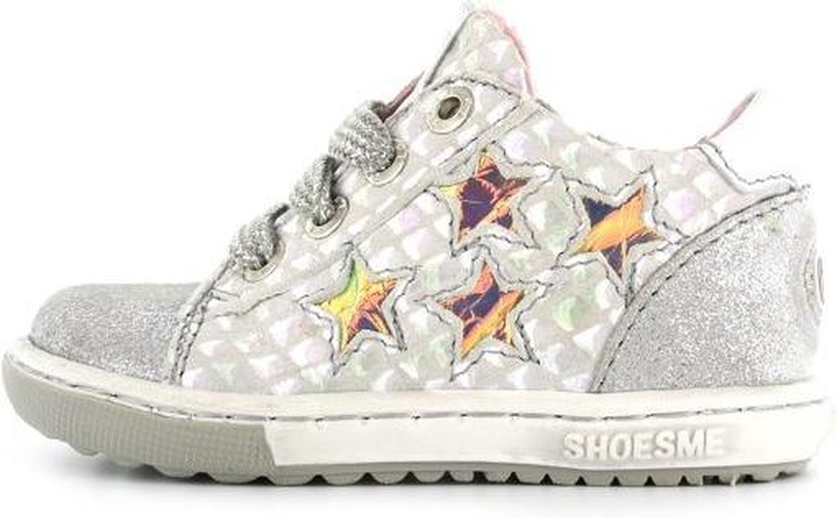sneaker, kinderschoen, glitter, sterretjes, katoen/kunststof