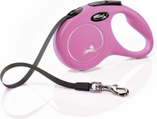 hond, aanlijnriem, roze, leder, lijnverbinding