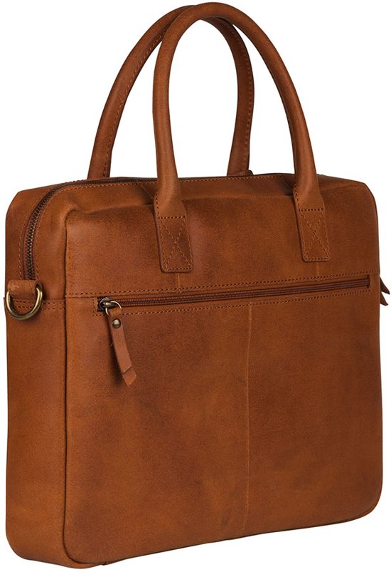 BURKELY Vintage Jack Aktetas - 13,3 inch Laptoptas - Cognac