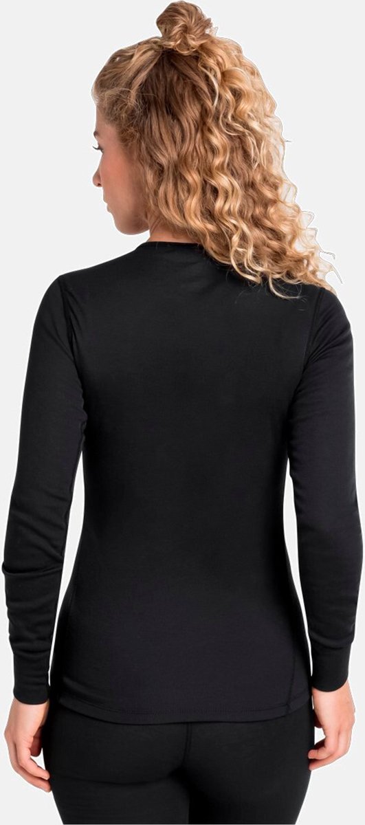 ODLO - maat M - Bl Top Crew Neck L/S Active Warm Eco Thermoshirt Dames
