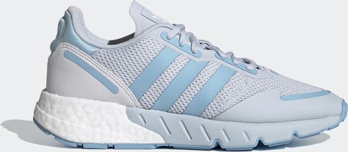 adidas ZX 1K Boost W Dames - Maat 39 1/3 - Sneakers - Halo Blue/Clear Blue/Ftwr White