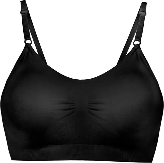 MAGIC Bodyfashion BH Comfort Bra with Spaghetti Straps - XL - Black