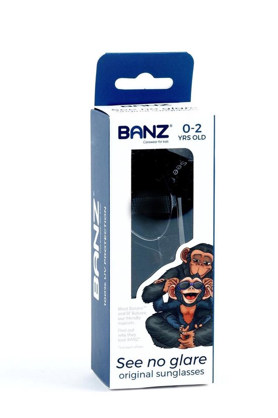 BabyBanz Baby Zonnebril - 0-2 jaar - Zwart