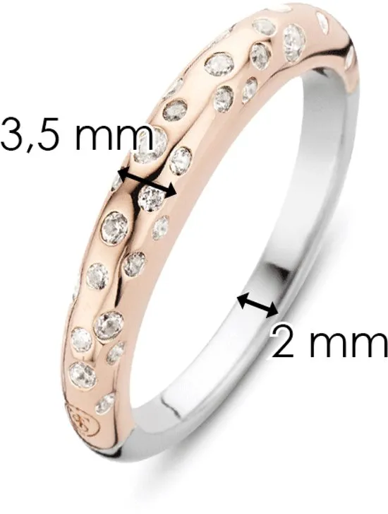 TI SENTO - Milano Ring 12107ZR - Maat 16.00