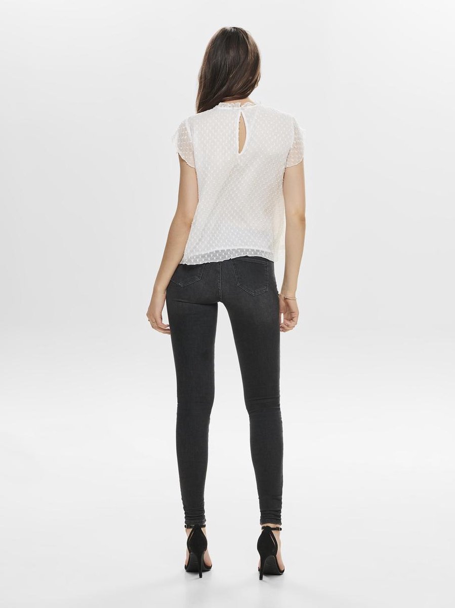 ONLY - Maat XL (42) - ONLFLORA CAPSL TOP WVN  Dames T-Shirt