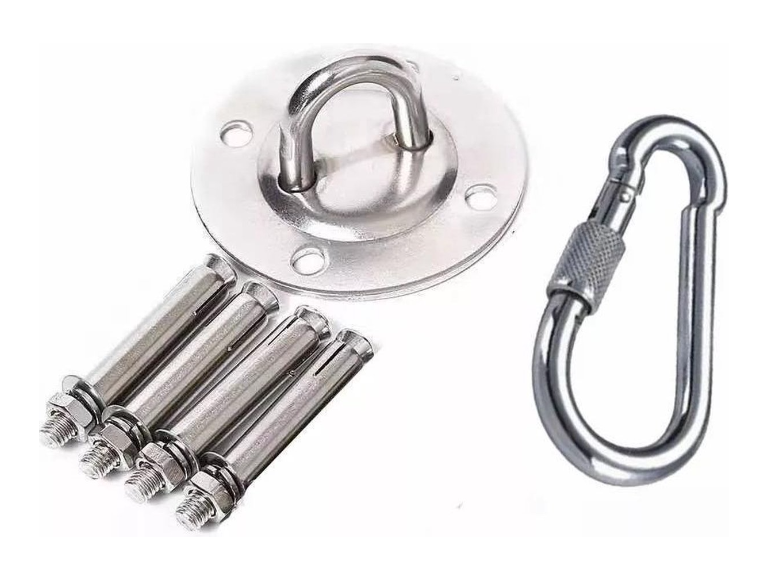 Ophanghaak - Hangstoel - Hangmatbevestingsset - RVS - Universeel - Ophanghaak - Voor Ketting - Karab