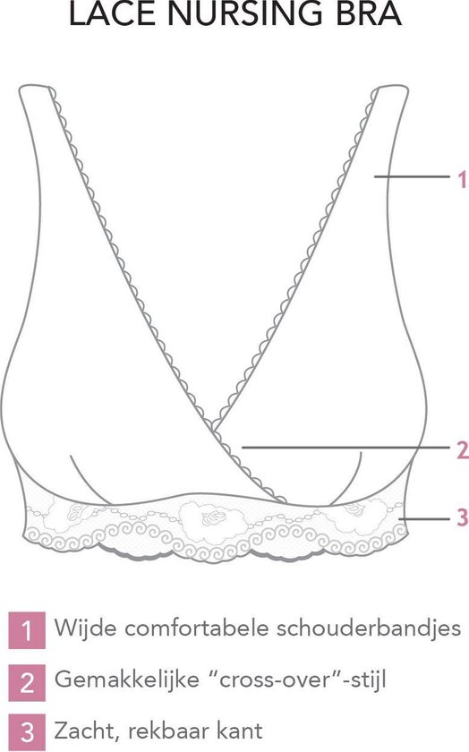 Carriwell - Maat M - Slaap en Nachtbh Crossover - Biokatoen- Zwart