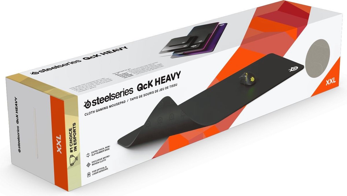SteelSeries QcK - Extended Gaming Muismat - XXL