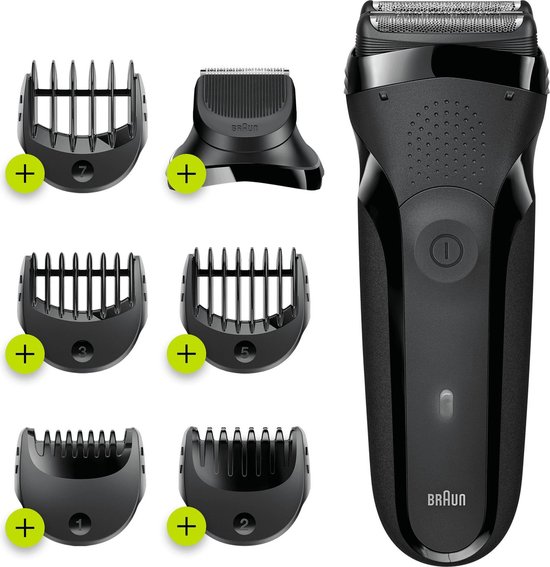 3183-5231-4d52-bede-d25568ca7c7f Braun Series 3 300BT Zwart - Elektrisch Scheerapparaat Shave&Style