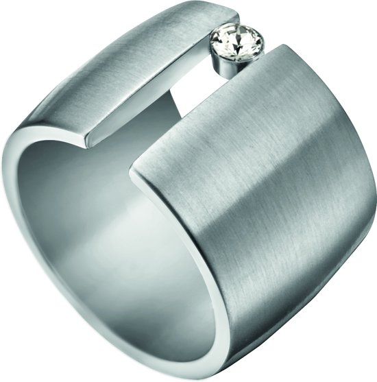 Esprit ESRG001421 Laurel - Ring - Staal - Zilverkleurig - Staal Ringmaat: 17.00 mm / maat 53