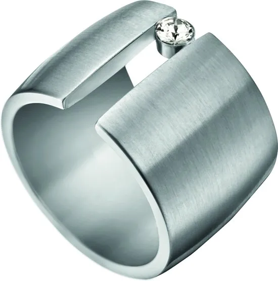 Esprit ESRG001421 Laurel - Ring - Staal - Zilverkleurig - Staal Ringmaat: 17.00 mm / maat 53
