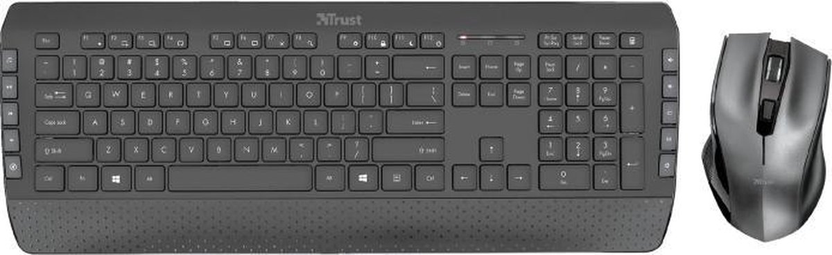 Trust Tecla-2 Draadloos Toetsenbord en Muis - Qwerty