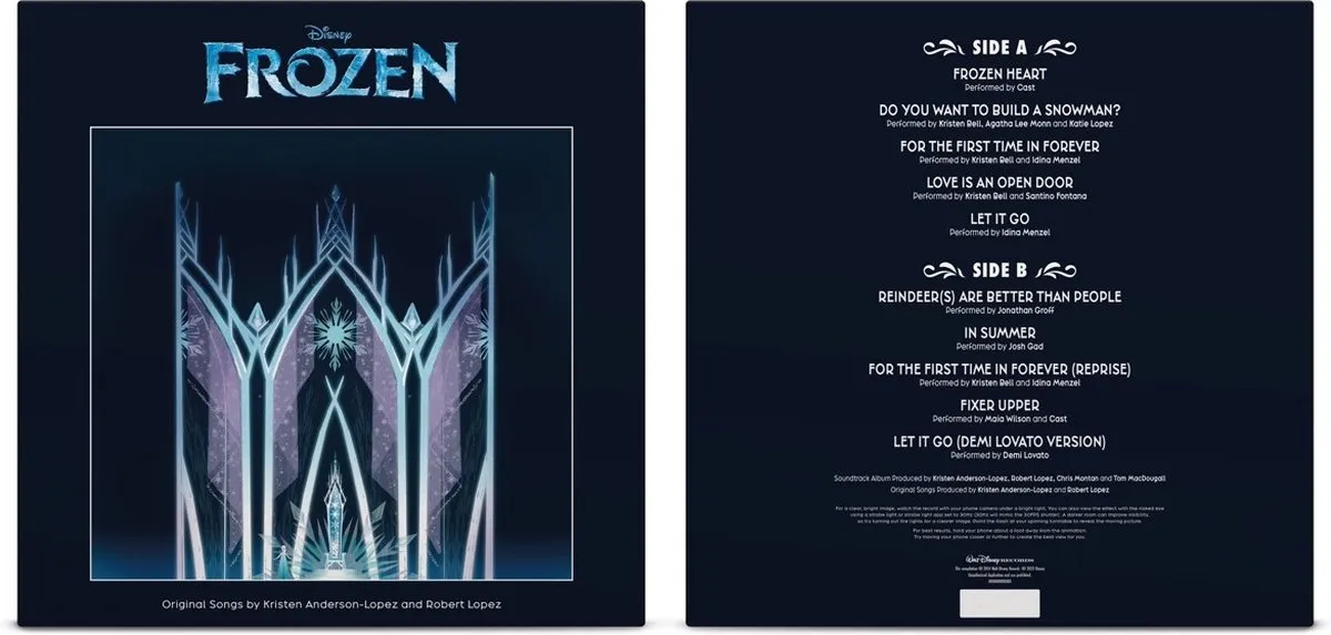 Frozen: The Songs (LP) (Limited Edition) (Picture Disc)