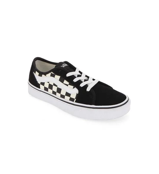 Vans Filmore Decon - 40 - Checkerboard Heren Sneakers - Black/Whte