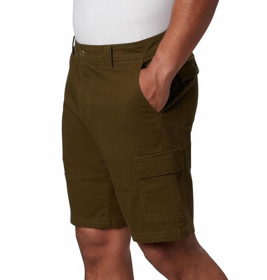 Columbia - Maat 46 - Ultimate Roc Flex Cargo Short Outdoorbroek Heren - New Olive