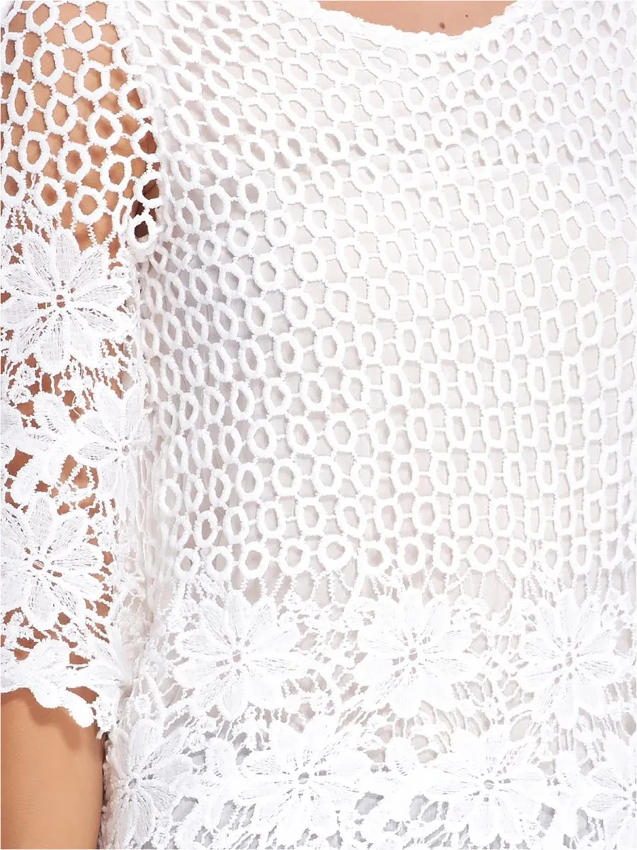 Quiz Blouse for Women - White Maat 40