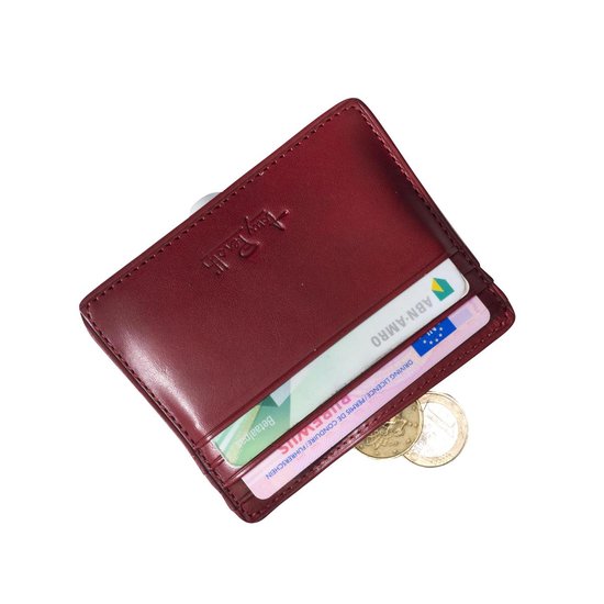 Tony Perotti Creditcardhouder met muntgeldvakje - Rood