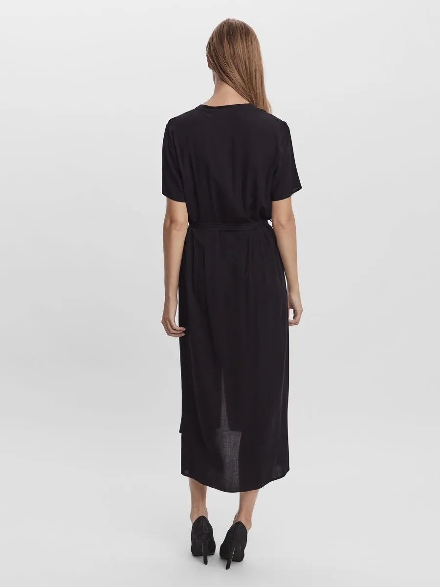 Vero Moda - maat S- VMVICA S/S SHIRT DRESS GA NOOS Dames Jurk