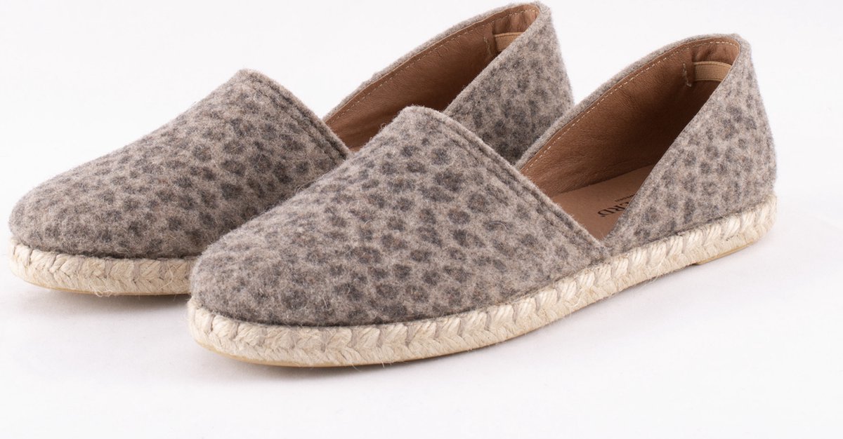 Shepherd - maat 38- Paula Dames Espadrilles - Leopard