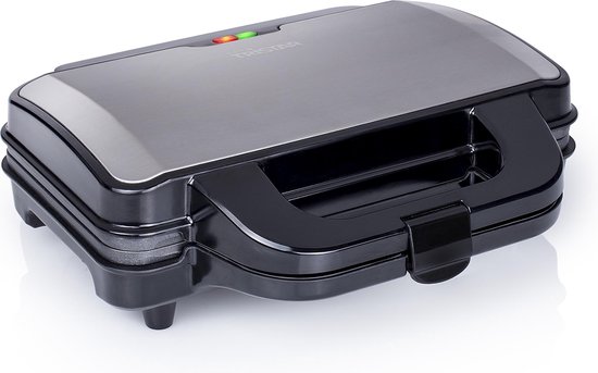 Tristar SA-3060 - Tosti ijzer - XXL platen - Zwart/zilver