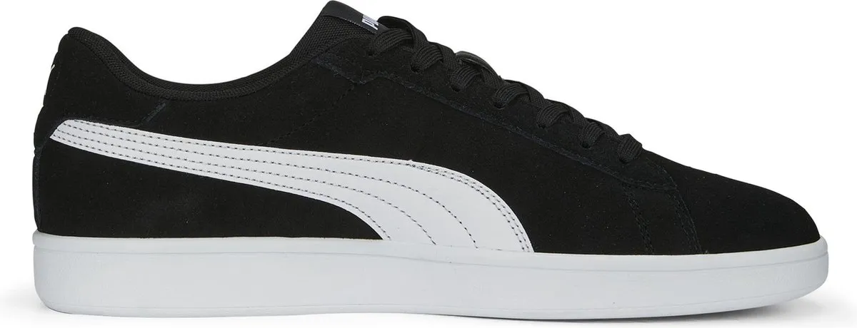 PUMA - Maat 41 - Smash 3.0 Unisex Sneakers - Black/White