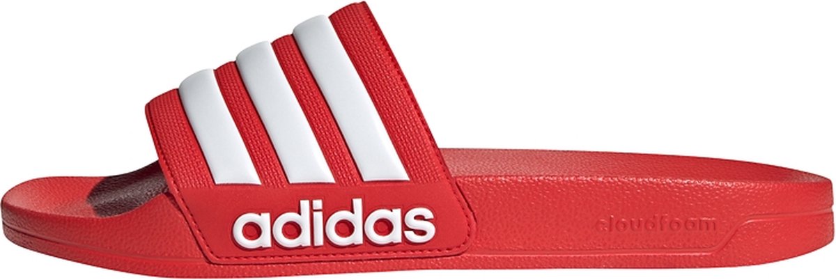 slipper, slippers, rood, slides, bandjes