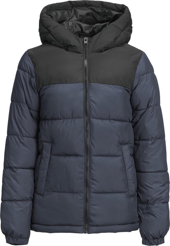 JACK&JONES Maat 176 JUNIOR JJPAUL PUFFER HOOD JR Jongens Jas