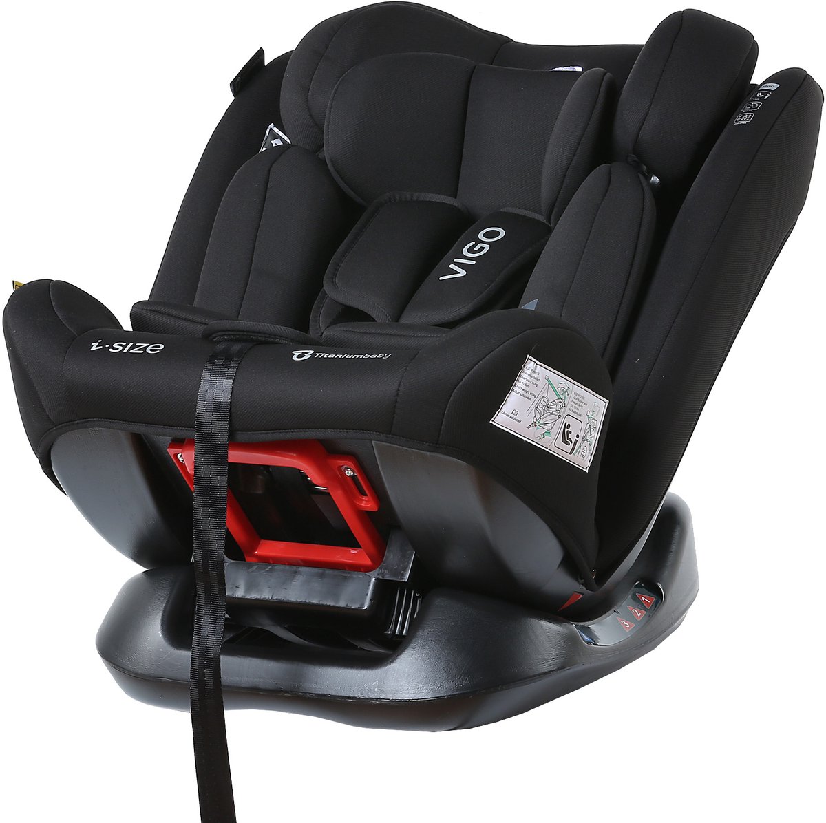 Titaniumbaby Autostoel Vigo i-size 40-150 cm - Zwart