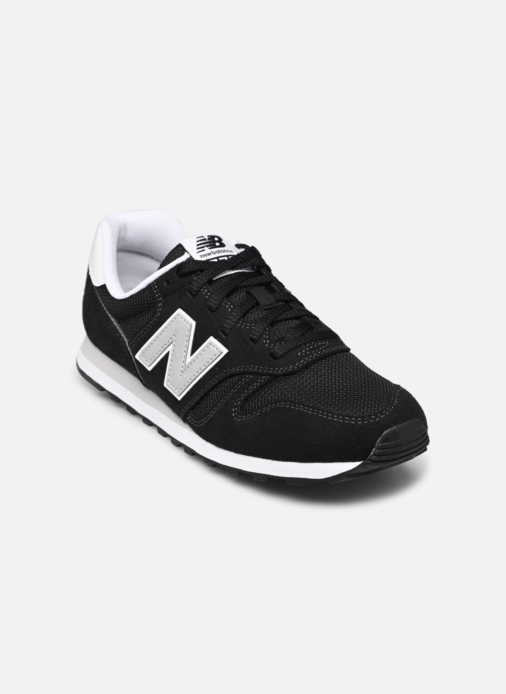 hardlopen, sneaker, zwart, mesh, logo N