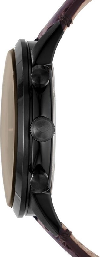 Fossil Zwart Mannen Horloge - 44 mm