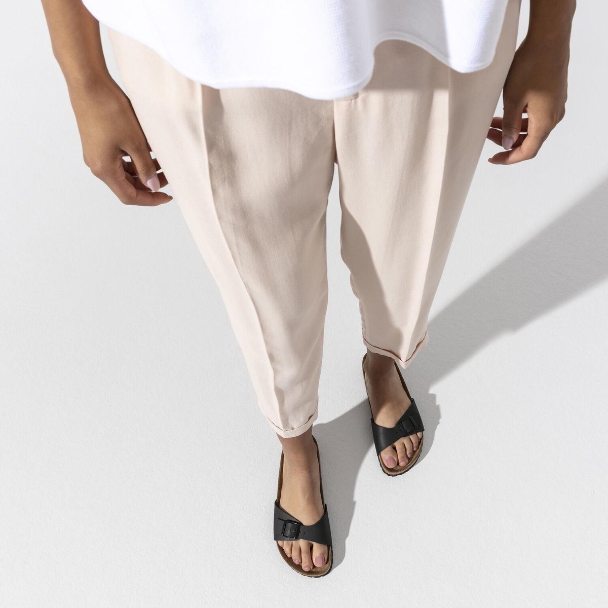 Birkenstock  - Maat 39 - Madrid Dames Slippers Small fit - Black