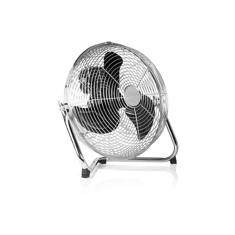 Vloerventilator 30 cm – 3 Snelheden – Boxventilator – 130° Kantelbaar – Metaal – Tristar VE-5933