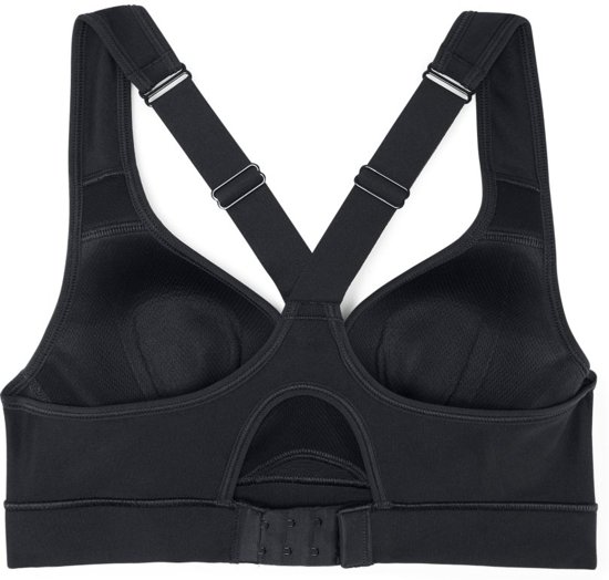 Under Armour - Maat 80C - Warp Knit High Impact Bra Dames Sport BH - Zwart